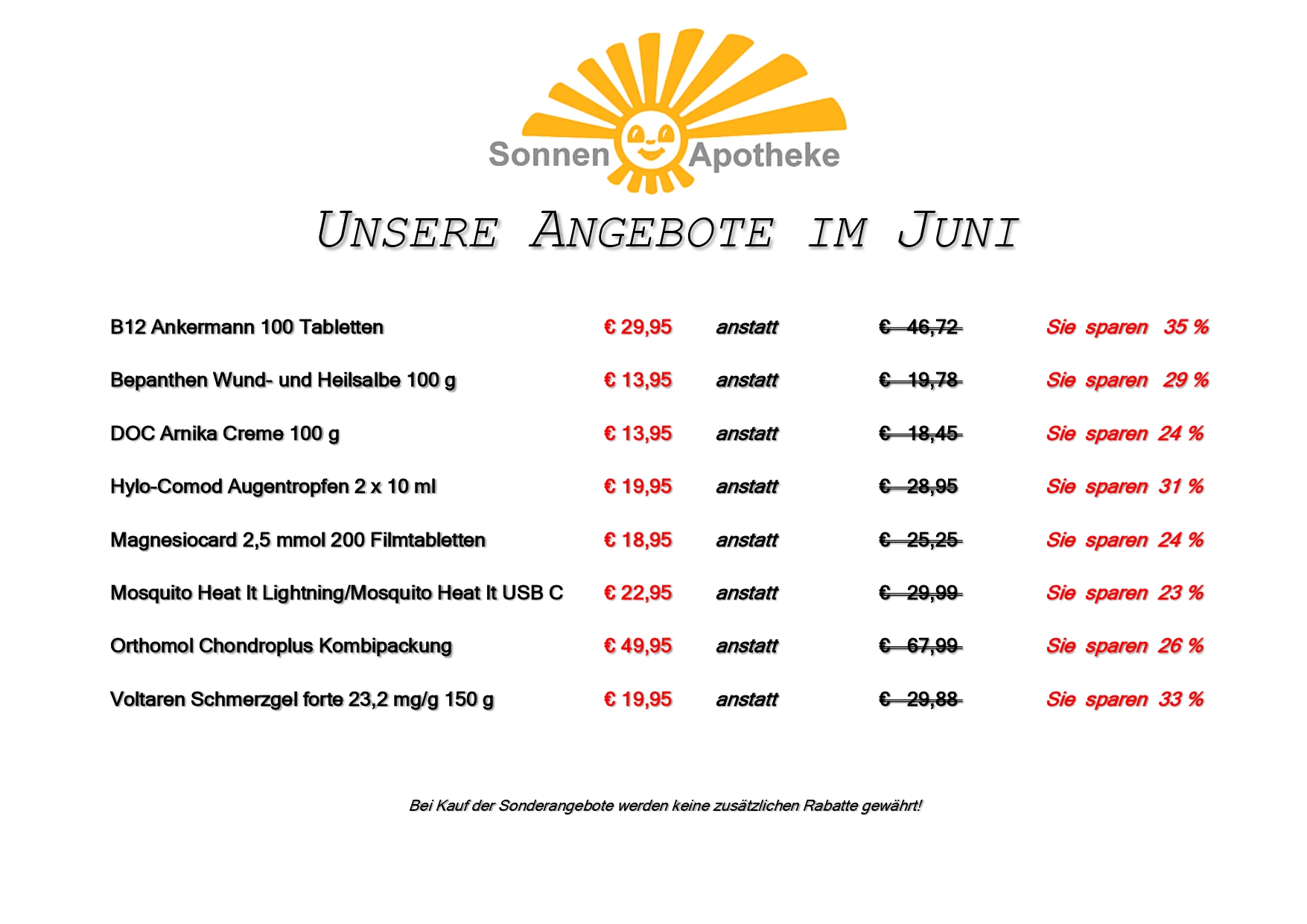 Angebote Juni